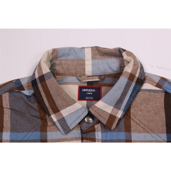 Untuckit Dimaggio Padded Shirt Jacket Men's Large New! - Picture 4 of 7